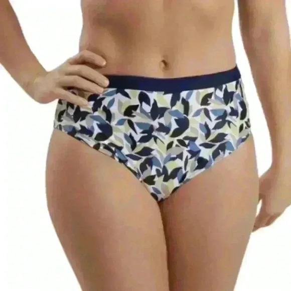 QUINTSOUL | Women's Tikal Multi Navy High Waisted Bottoms with Cami Top - Picture 13 of 14